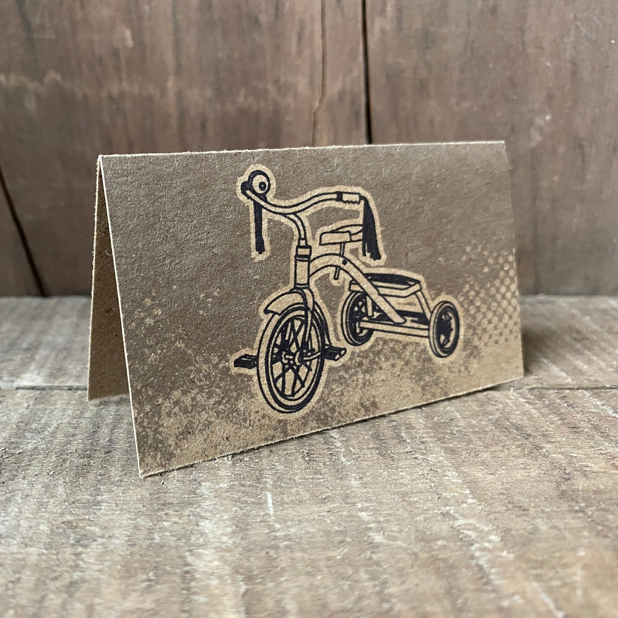 Set of 8 mini cards - Tricycle