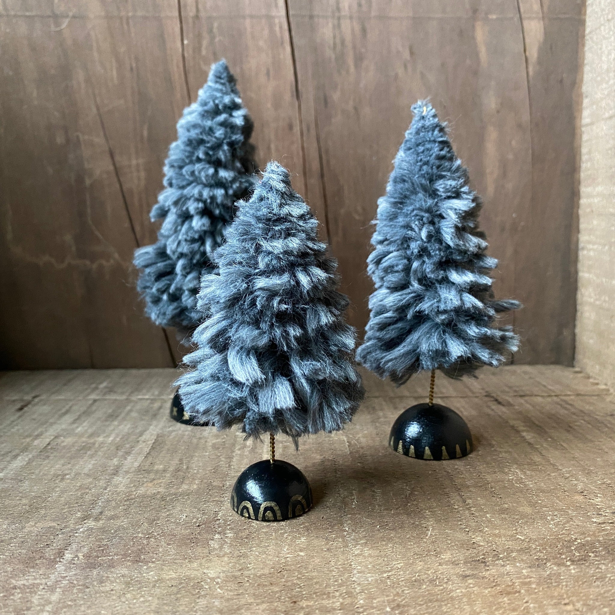 Charcoal Happy Little Trees