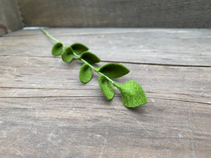 eight leaf stem - moss color